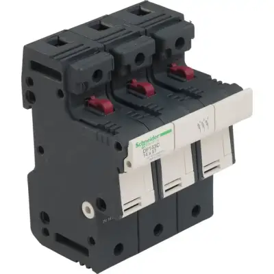 Schneider Electric - DF143C - TeSyS sigorta bağlantı kesici 3P 50A - sigorta boyutu 14 x 51 mm - 1