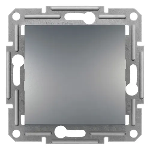 Schneider Electric - EPH0100162 - Asfora Plus Anahtar Çelik, Vidasız, Çerçevesiz - 1