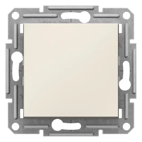 Schneider Electric - EPH0170123 - Asfora Anahtar Krem, Vidasız, Çerçevesiz - 1