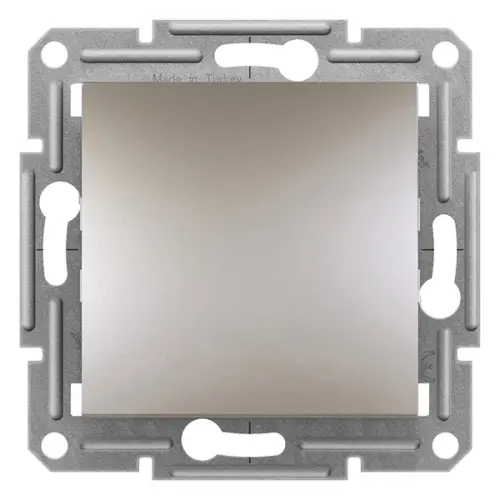 Schneider Electric - EPH0200169 - Asfora Plus Çift Kutuplu Anahtar Bronz, Vidasız, Çerçevesiz - 1