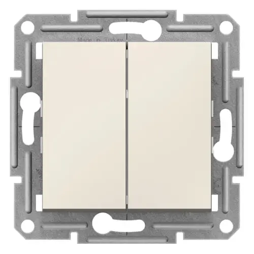 Schneider Electric - EPH0370123 - Asfora Komütatör Krem, Vidasız, Çerçevesiz - 1