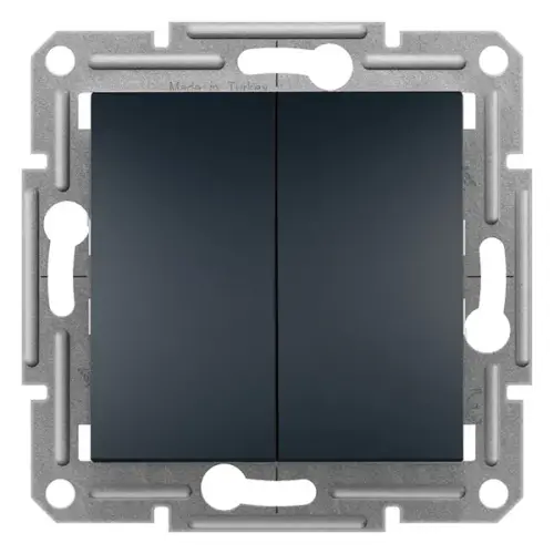 Schneider Electric - EPH0600371 - Asfora – İkili Vavien, Vidalı Bağlantı – Antrasit - 1