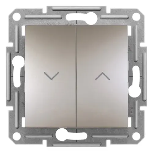 Schneider Electric - EPH1300369 - Asfora – Jaluzi Liht Buton, Vidalı Bağlantı – Bronz - 1