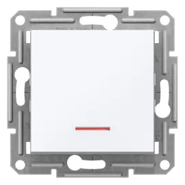 EPH1670121 - Asfora Push-b W/ Loc.l. W/o Frm White - Asfora Işıklı Liht Çerçevesiz - 1