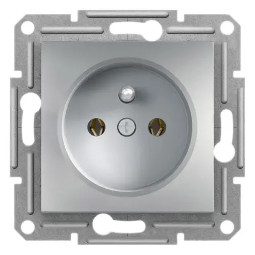 Schneider Electric - EPH2800161 - Asfora Plus Ups Priz Alüminyum, Vidalı, Çerçevesiz - 1