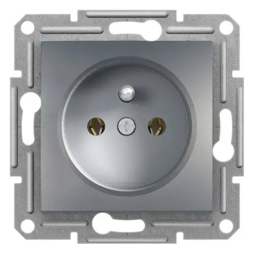 Schneider Electric - EPH2800162 - Asfora Plus Ups Priz Çelik, Vidalı, Çerçevesiz - 1