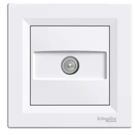 EPH3200121 - Asfora Tv Socket Ending 1db White - 1
