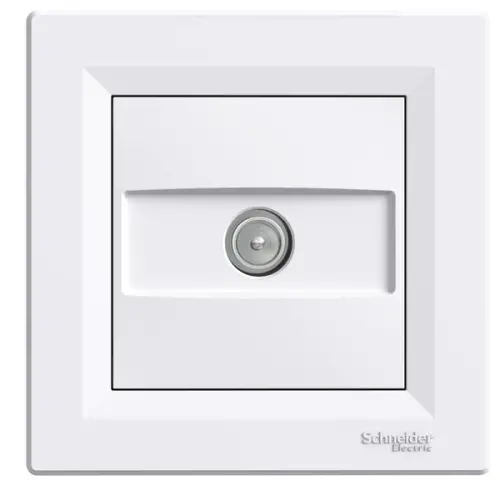Schneider Electric - EPH3200121 - Asfora Tv Socket Ending 1db White - 1