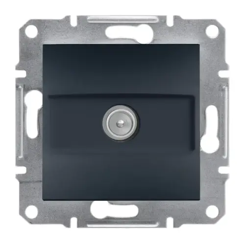 Schneider Electric - EPH3200371 - Asfora Tekli Tv Prizı Gecıslı 8db Antrasit - 1