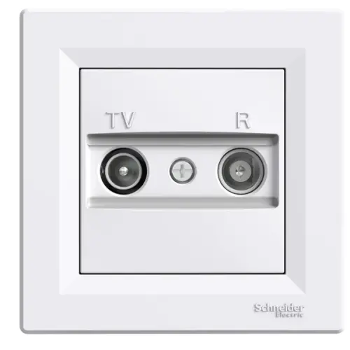 Schneider Electric - EPH3300121 - Asfora – Sonlu Tv/r Prizi, 1db, Çerçeveli – Beyaz - 1