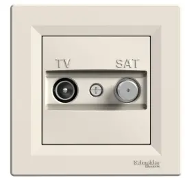 EPH3400123 - Asfora Tv - Sat Prizi, Sonlu, F Tipi, İkili - 1
