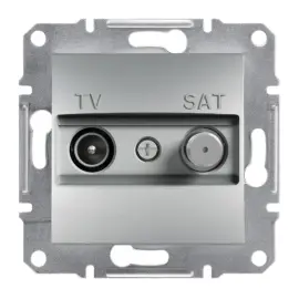 EPH3400161 - Asfora Tv/sat Priz Sonlu 1db Alüminyum - 1