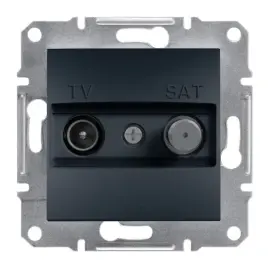 EPH3400171 - Asfora Tv/sat Skt Ending 1db Anthracite - 1