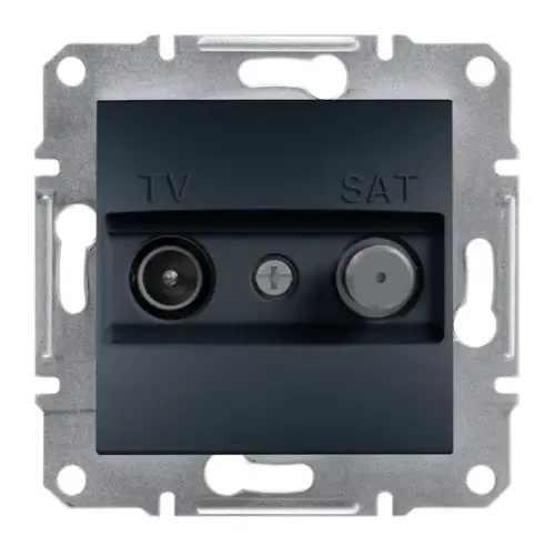 Schneider Electric - EPH3400171 - Asfora Tv/sat Skt Ending 1db Anthracite - 1