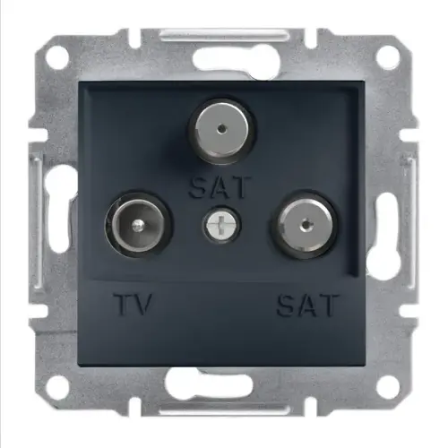 Schneider Electric - EPH3600171 - Asfora Tv - Sat - Sat Prizi, Sonlu, Üçlü - 1