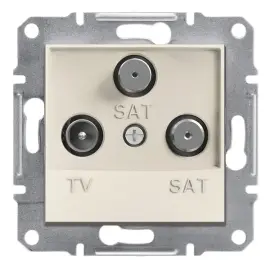 EPH3670123 - Asfora Tv - Sat - Sat Prizi, Sonlu, Üçlü Çerçevesiz - 1
