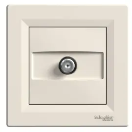 EPH3700123 - Asfora Sat Socket Ending 1db Cream - 1
