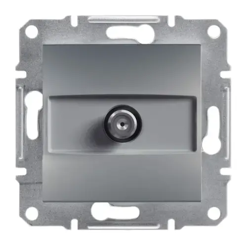 Schneider Electric - EPH3700162 - Asfora Sat Socket Ending 1db Steel - 1