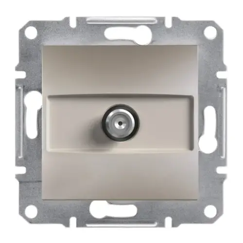 Schneider Electric - EPH3700269 - Asfora – Geçişli Sat Prizi, 4db – Bronz - 1