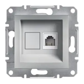 EPH4100161 - Asfora Rj11 Telephone Socket Alum - 1