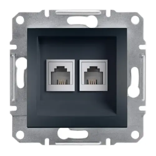 Schneider Electric - EPH4200171 - Asfora Double Rj11 Telephone Skt Ant - 1