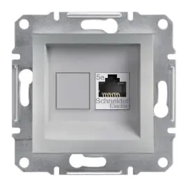 EPH4300161 - Asfora Rj45 Cat5e Utp Data Socket Alum - 1