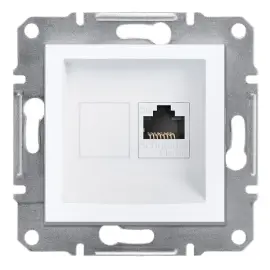 EPH4370121 - Asfora Rj45 Cat5e Utp Data S W/o Frm Wht - 1