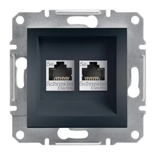 Schneider Electric - EPH4400171 - Asfora 2xrj45 Cat5e Utp Data Socket Ant - 1