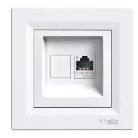 EPH4700121 - Asfora Rj45 Cat6 Utp Data Socket White - 1