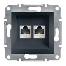 EPH4800171 - Asfora 2xrj45 Cat6 Utp Data Socket Ant - 1