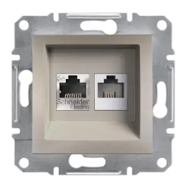 EPH4900169 - Asfora Rj45 Cat5e Stp Rj12.bronz - 1