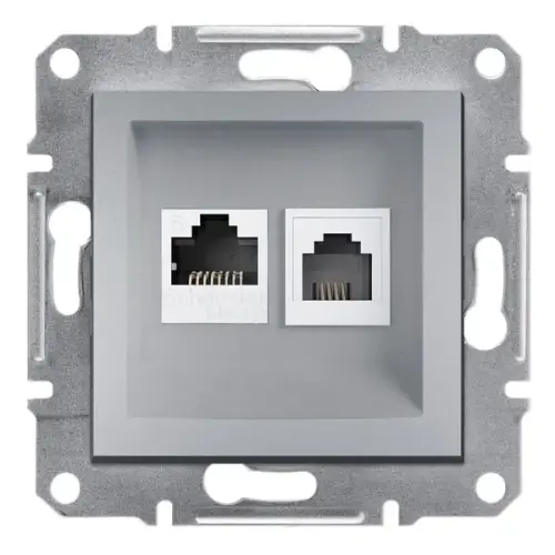 Schneider Electric - EPH5200161 - Asfora Rj45 Cat6 Utp Rj11.alüminyum - 1