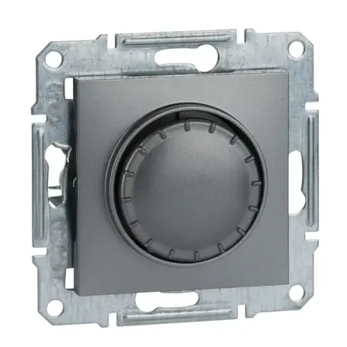 Schneider Electric - EPH5401162 - Asfora Volume Control Socket Steel - 1