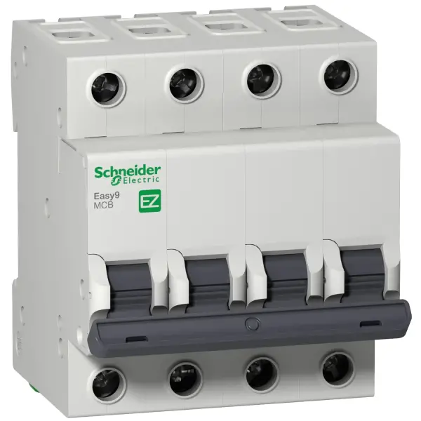 Schneider Electric - EZ9F43425 - Easy9 MCB 4P 25A C 3000A 400V Otomatik Sigorta - 1