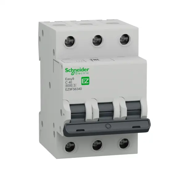 Schneider Electric - EZ9F56340 - Easy9 MCB 3P 40A C 6000A 400V Otomatik Sigorta - 1