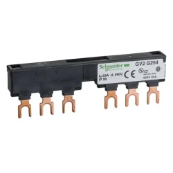  GV2G254 - TeSys GV2, TeSys D ve K ve U - Comb busbar - 63 A - 2 tap-off - 54 mm aralık - 1