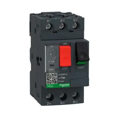 Schneider Electric - GV2ME14 - TeSys GV2-Devre kesici-termal manyetik - 6...10 A - vida kelepçesi terminalleri - 1