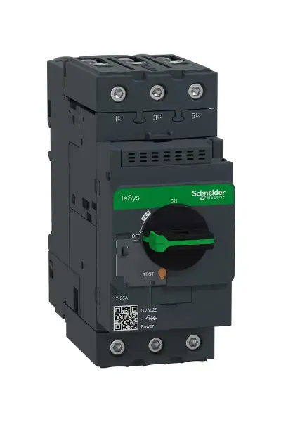 Schneider Electric - GV3L25 - TeSys GV3 - Devre kesici - manyetik - 25 A - EverLink BTR konnektörler - 1