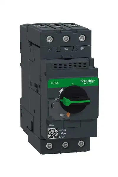 Schneider Electric - GV3L32 - TeSys GV3 - Devre kesici - manyetik - 32 A - EverLink BTR konnektörler - 1