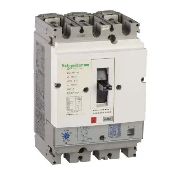 Schneider Electric - GV7RE80 - TeSys GV7 - devre kesici - 3P - AC-3 - 48...80 A - termik - manyetik - 1