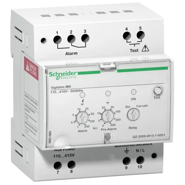 Schneider Electric - IMD - IM9 - OL - VIGILOHM IM9 - OL 110 - 415VAC (TN - S/TT/IT) - 1