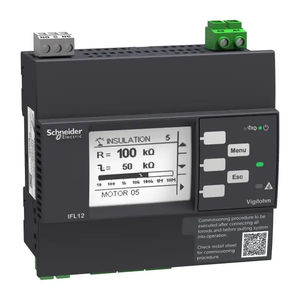Schneider Electric - IMDIFL12MC - VIGILOHM GELİŞMİŞ 12 KANAL ARIZA TESPİTİ MODBUS - 100 - 440VAC/DC - 1
