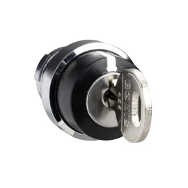 KAXZ1S141 - Cam switch operating head, Harmony K, with bezel 28mm, metal, black legend, 45 degree angle, key 455, 20A, for 22mm - 1