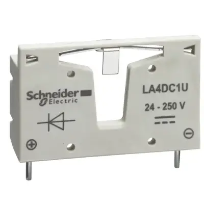 Schneider Electric - LA4DC1U - TeSys D - süpresör modülü - diyotlar - 12...250 V DC - 1