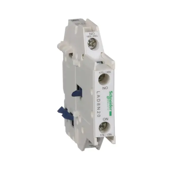 Schneider Electric - LAD8N20 - TeSys D - yardımcı kontak bloğu- 2 NA - vida kelepçesi terminalleri - 1