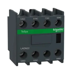  LADN22 - TeSys D - yardımcı kontak bloğu - 2 NA + 2 NK - vida kelepçesi terminalleri - 1