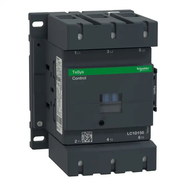 Schneider Electric - LC1D150B7 - TeSys D kontaktör - 3P(3 NA) - AC - 3 - <= 440 V 150 A - 24 V AC bobin - 1