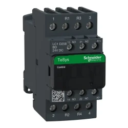  LC1D258BD - TeSys D kontaktör - 4P(2 NA + 2 NK) - AC-1 - <= 440 V 40 A - 24 V DC bobin - 1