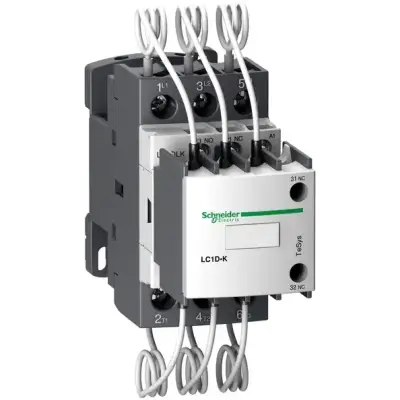 Schneider Electric - LC1DLKM7 - Kompanzasyon kontaktörü, TeSys D, 20 kVAR at 400 V/50 Hz, bobin 220 V AC 50/60 Hz - 1