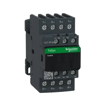 Schneider Electric - LC1DT40M7 - TeSys D kontaktör - 4P(4 NA) - AC-1 - <= 440 V 40 A - 220 V AC bobin - 1